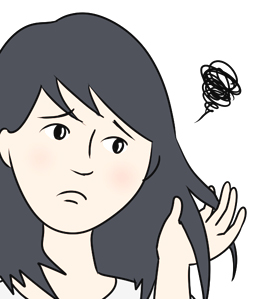 ダメージヘアの悩み